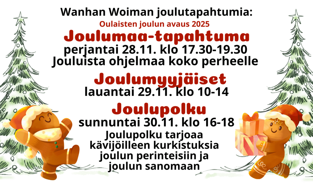 Joulumaa pe 28.11. / Joulumyyjäiset la 29.11. / Joulupolku su 30.11.
